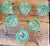 VIETRI Vintage Vietri Hand-Painted Festive Glass Goblets - Set of Six For Sale - Image 4 of 12