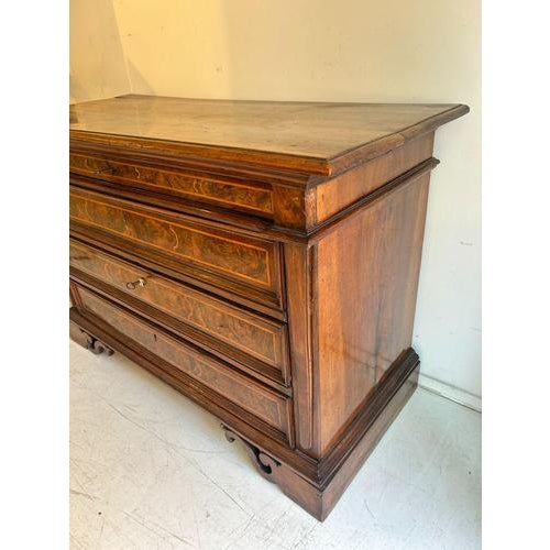 Chest of Drawers with Maple and Walnut Burl Inlays, 17th Century For Sale - Image 5 of 10