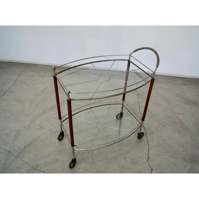 Mid-Century Modern Bar Cart For Sale - Image 4 of 13