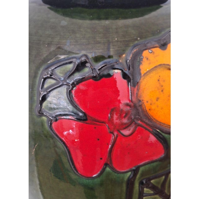 Large Vintage Brutalist Ceramic Floor Vase, 1960s For Sale - Image 17 of 18