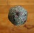 Vintage Tiffany-Style Cobweb Artisanal Lead Glass Lamp With Heavy Mosaic Base For Sale - Image 4 of 13