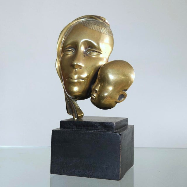 Mid-Century Modern Semi-Sculptural Mother and Child from Hagenauer, 1950s For Sale - Image 3 of 4