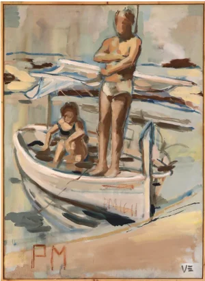 Vera Edwards, Llaut PM, Oil on Paper
