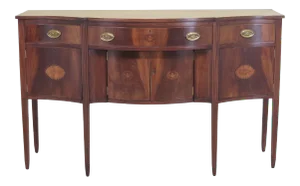 1970s Biggs McFarland Inlaid Mahogany Federal Sideboard