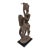 Lg Old African Dogon Hand Carved Wood Horseman Mali 31" H W/Stand For Sale