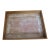 Posh Carved Wooden White Washed Tray For Sale