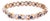 14ct Yellow Gold Sapphire and Diamond Bracelet 0.56ct 20.13g For Sale