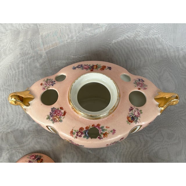Antique French Porcelain Inkwell For Sale - Image 13 of 17