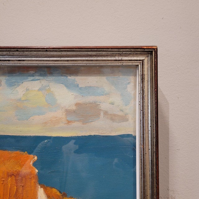 H. Halbertus, Mediterranean Landscape, 1950s, Oil Painting on Canvas, Framed For Sale - Image 15 of 17