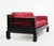 Red Mid-Century Chinoiserie Tomei Sofa by Raymond Sobota for Century Furniture For Sale - Image 8 of 11