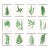 British Fern Contemporary Reproduction Print Collection, Set of 12 For Sale