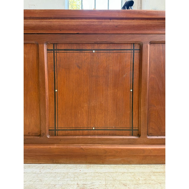 Antique Double-Sided Desk with Walnut Countertop, 1900s For Sale - Image 10 of 18