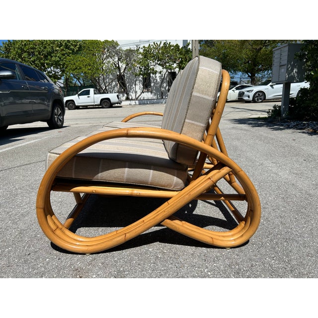 Restored 3-Seater Vintage Rattan Sofa For Sale - Image 10 of 16