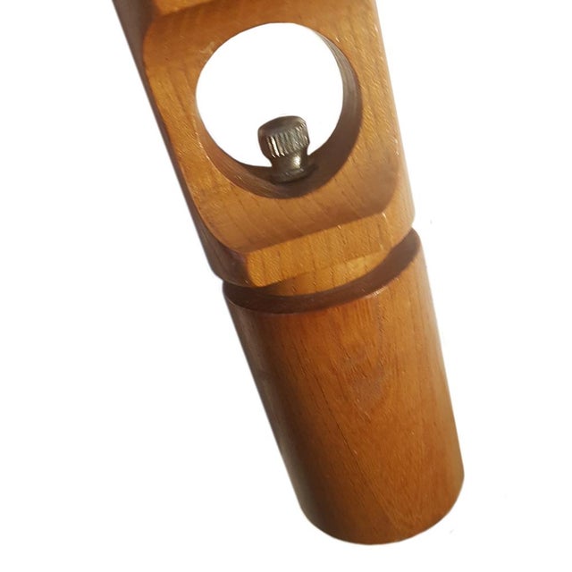 Mid-Century Italian Pepper Mill and Pepper Mill & Salt Shaker in One, Set of 2 For Sale - Image 9 of 11