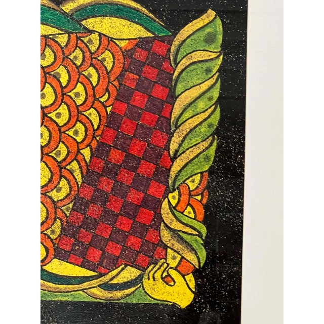 Abstract Colorful Semi-Abstract Mystery by Jerry Williamson For Sale - Image 3 of 6