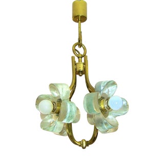 Brass Pendant Light by Simon & Schelle, 1960s For Sale