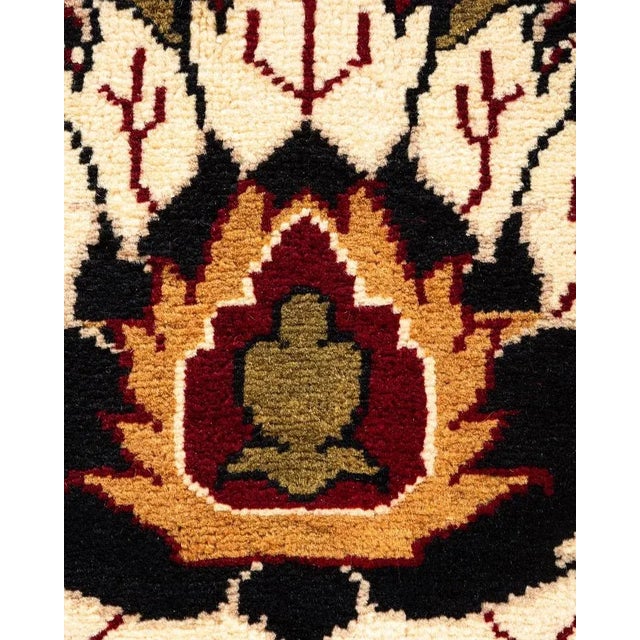Traditional Mogul, One-of-a-Kind Hand-Knotted Area Rug in Red, 8' 2" x 10' 1" For Sale - Image 3 of 8