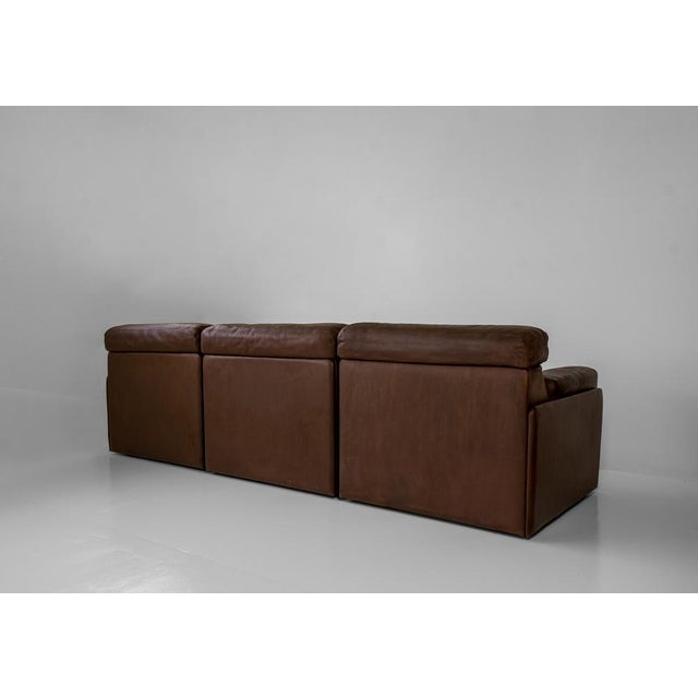 Vintage DS-77 Modular Sofa Bed from De Sede, Set of 3 For Sale - Image 12 of 18