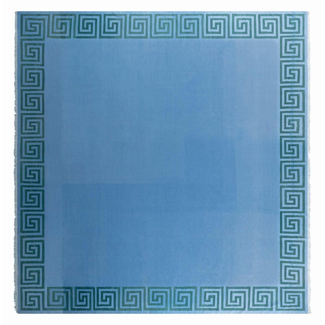 Doris Leslie Blau Vintage Indian Dhurrie Rug For Sale