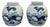 Pair of Mid 20th Century Blue and White Ginger Jars With Coastal Depictions of Cranes, Water and Shore Grass For Sale