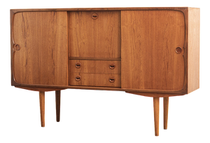 Teak Veneer Sideboard, 1960s
