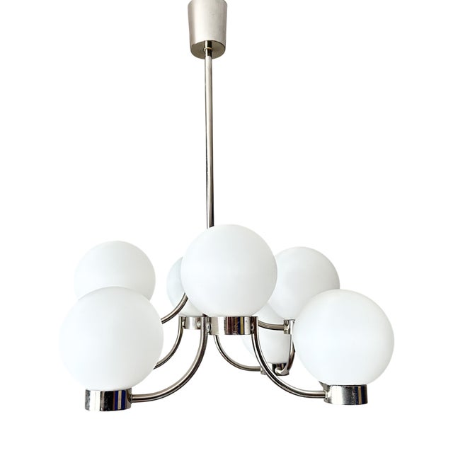 Vintage Sputnik Chandelier, 1970s For Sale