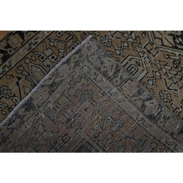 Textile 1970s Vintage Handmade Wool Cotton Beige Runner Rug For Sale - Image 7 of 11