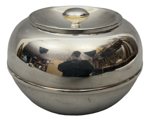 Vintage Spherical Silverplated Ice Bucket