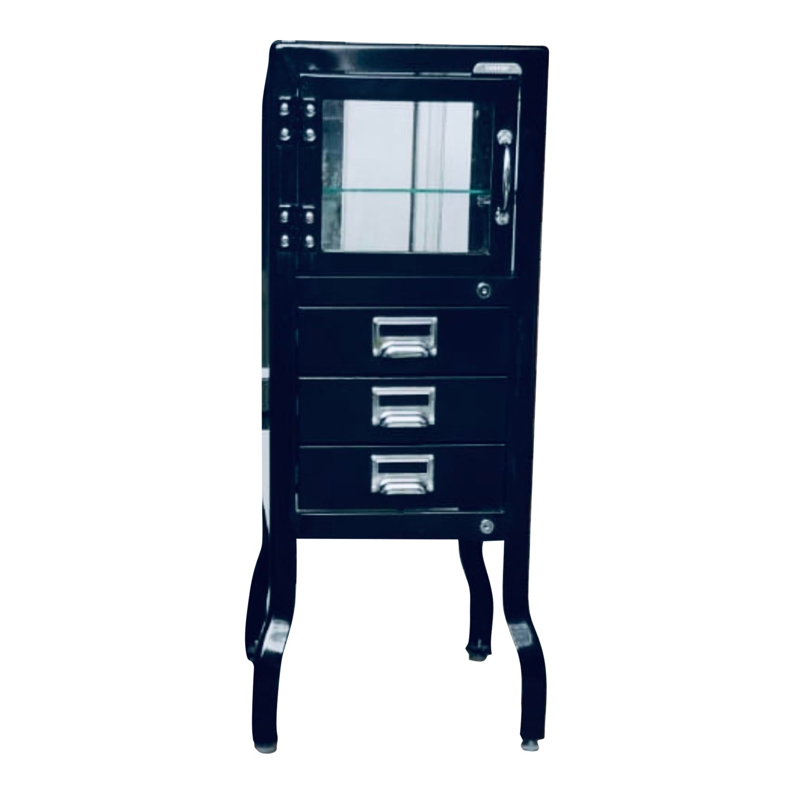 Restoration Hardware Dulton Pharmacy With Locking Drawers and