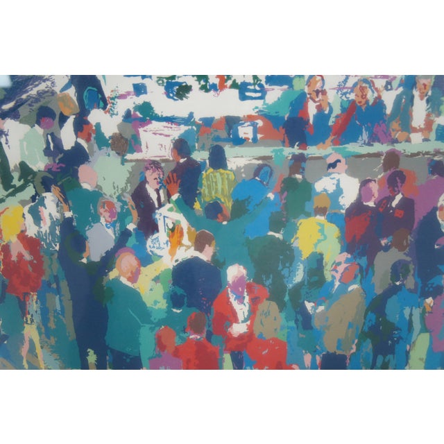 LeRoy Neiman "Chicago Options" 1990 Hand Signed Serigraph Stock Market Framed For Sale - Image 6 of 12