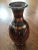 Asian Antique 1960s Etched Brass Flower Vase Made in India For Sale - Image 3 of 6