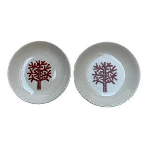 Mid 20th Century The Four Seasons Restaurant New York Butter Plates - a Pair