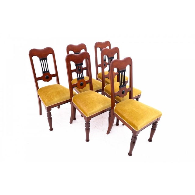 Antique Table and Chairs, 1890s, Set of 5 For Sale - Image 4 of 18