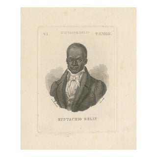 After Adèle Jarry de Mancy, Eustache Belin Portrait, Engraving, 1830 For Sale