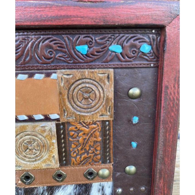 "Western Inspired Hat & Coat Rack" ~Angela Camarillo, the Rustic Frame Captures the Beauty and Spirit of the West. For Sale - Image 11 of 14
