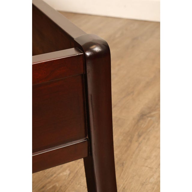 Brown Stickley Cherry King Size Sleigh Bed For Sale - Image 8 of 18