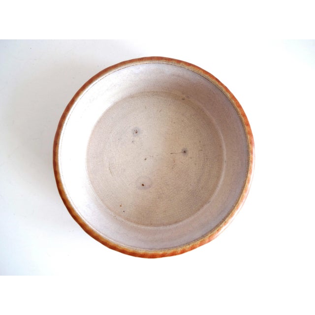 Mid 20th Century Mid 20th Century Vintage French Brown Faience Round Casserole For Sale - Image 5 of 7