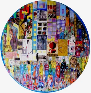 Giuseppe Zumbolo, Metropolitan Stories, Painting, 2022