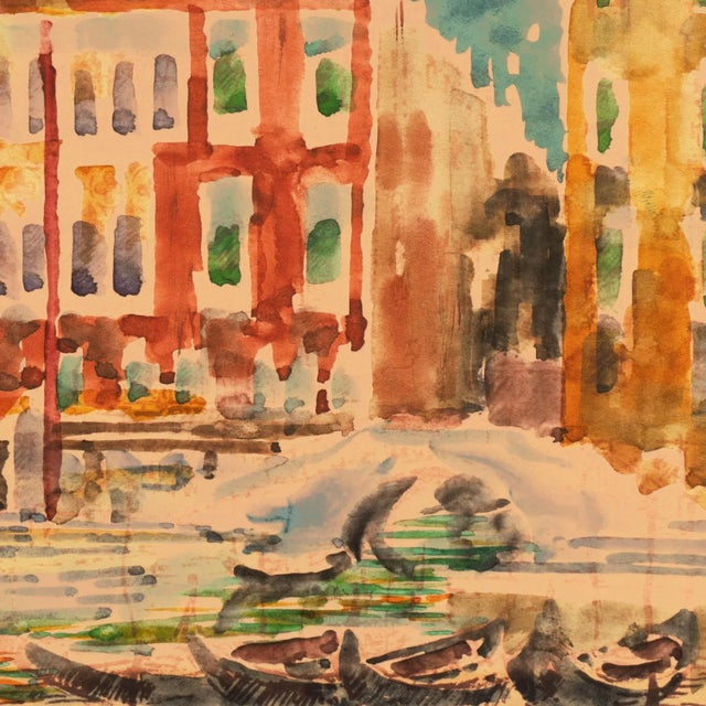 'The Doge's Palace, Venice' by Viva Flower Tapie, Oakland Museum, California Woman Artist For Sale In Monterey, CA - Image 6 of 10