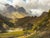 Scenic Landscape Oil Painting Signed By Stephen Enoch Hogley (1842-1927) Borrowdale, Cumberland, circa 1880 Victorian...