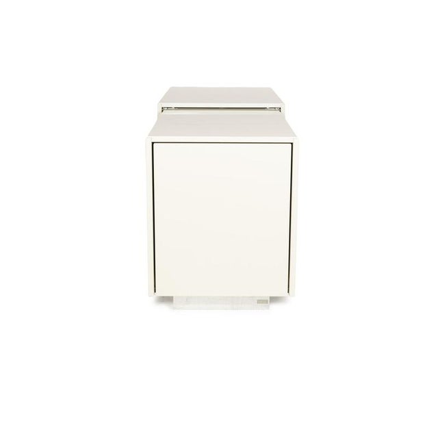 Lilac Wooden Sideboard in High Gloss White Cream from Hülsta For Sale - Image 15 of 17