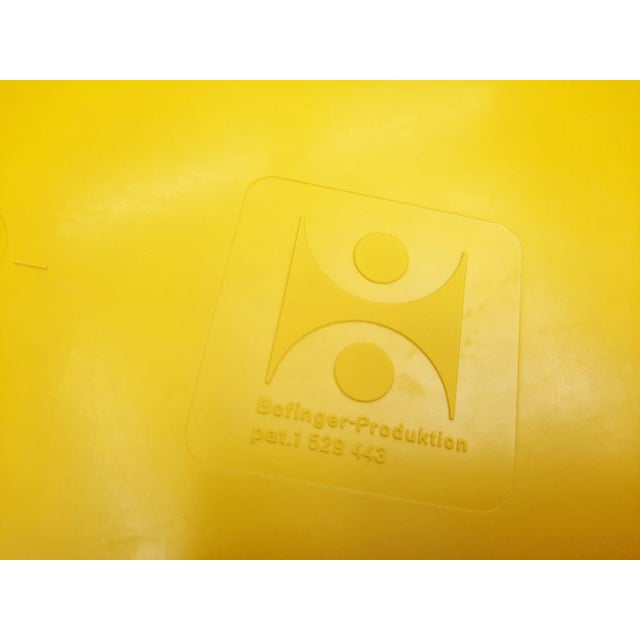 Plastic Fiberglass Side Table by Helmut Bätzner for Bofinger, 1974s For Sale - Image 7 of 8