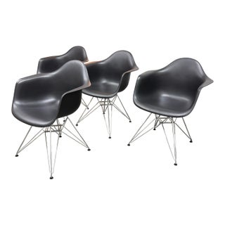 Charles & Ray Eames for Vitra Eames Plastic Dar Armchair, Set of Four For Sale