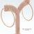 Diamond Hoop Earrings Metal Type: 18k Rose Gold Total Item Weight: 6.0 Grams Primary Stone: Natural Diamond Primary Carat...