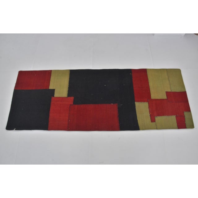 Turkish Colorful Vintage Colorful Runner For Sale - Image 3 of 7