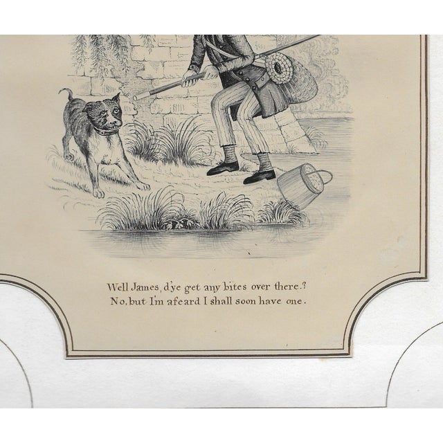 Traditional 19th Century Beware of the Dog Satirical Cartoon For Sale - Image 3 of 4