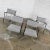 Mid 20th Century Mid-Century Modern Industrial Style Chrome & Gray Armchairs by Steelcase Set of 4 For Sale - Image 5 of 13