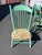 Farmhouse Two-Tone Dining Table With 6 Mint Green Windsor Chairs For Sale In Philadelphia - Image 6 of 12