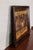 Vintage Inlaid Wood Framed Painting Depicting Four Horses in a Landscape For Sale - Image 12 of 12