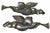 Metal Vintage Tin Cherub Angels With Trumpets – Christmas Holiday Wall Decor, a Pair For Sale - Image 7 of 8